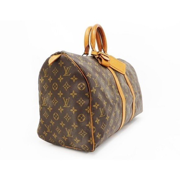 Louis Vuitton Bag Monogram Keepall Boston 45 - Picture 3 of 9